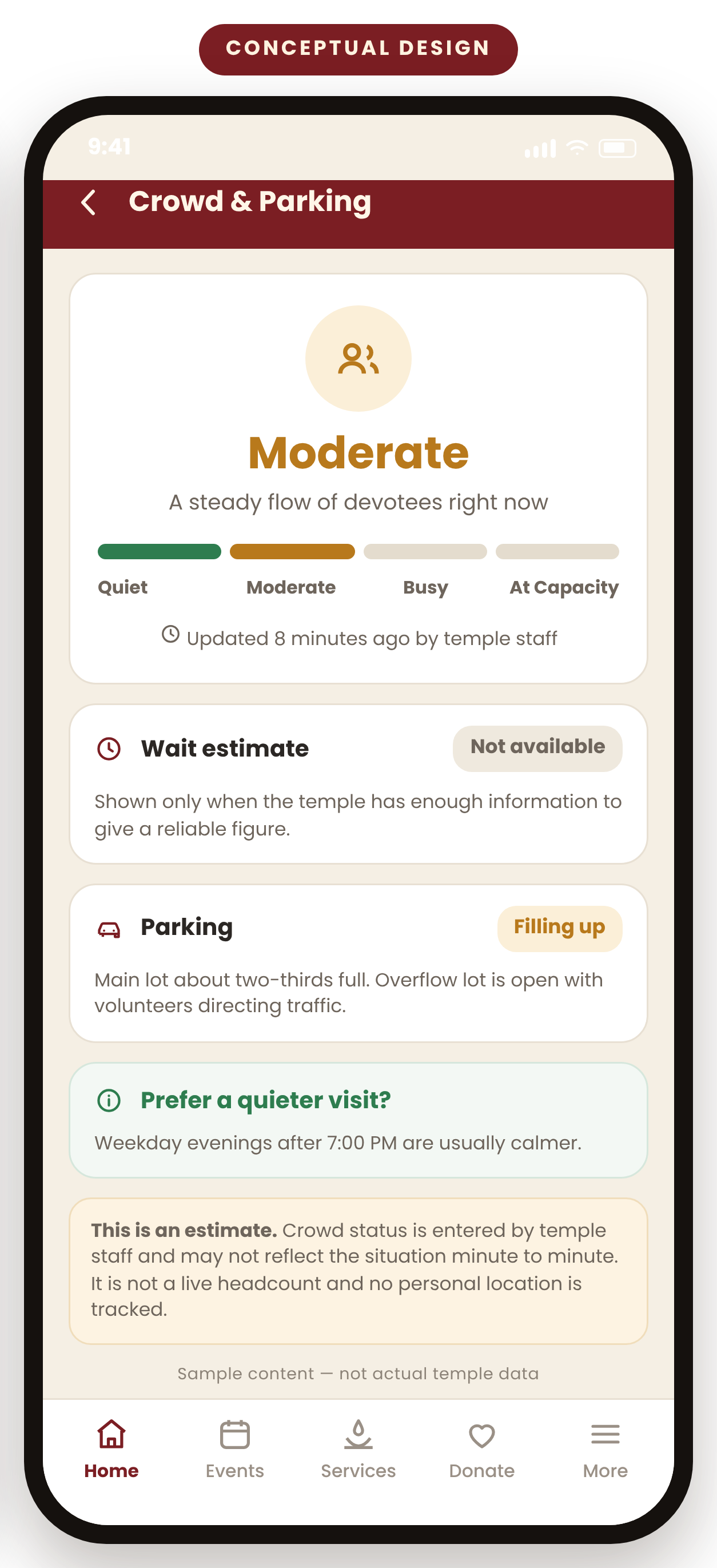Crowd meter